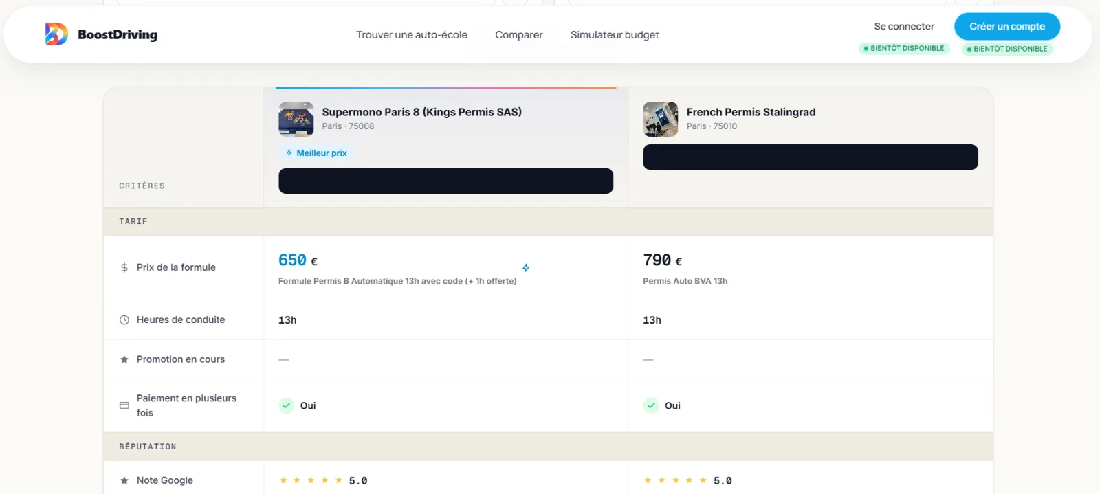 BoostDriving — Le permis, sans la galère.