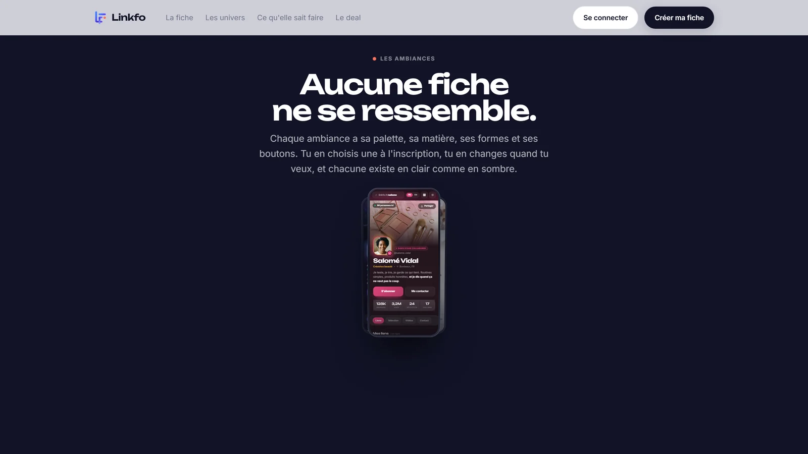 Linkfo — Un seul lien, tout leur univers.