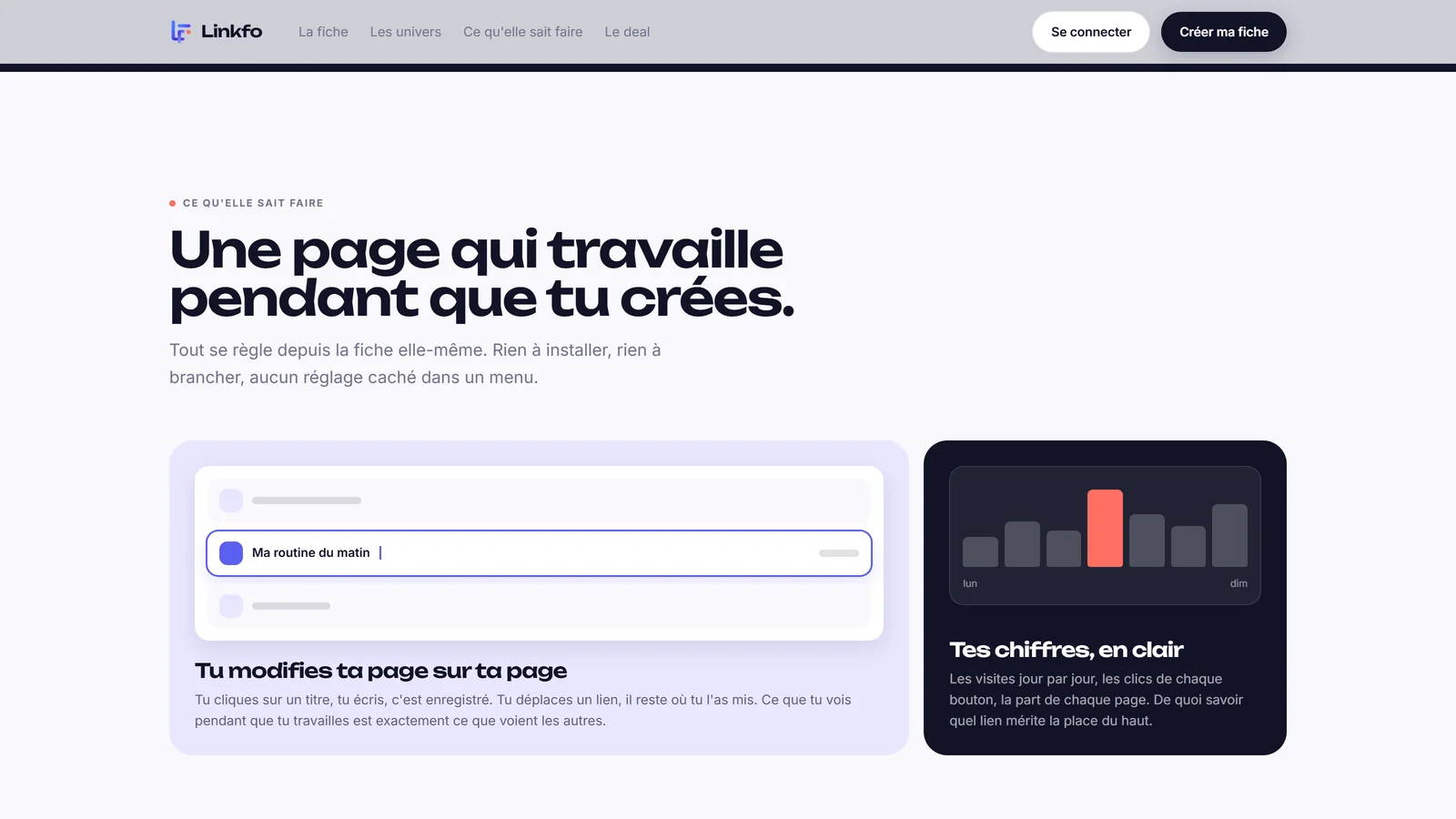 Linkfo — Un seul lien, tout leur univers.