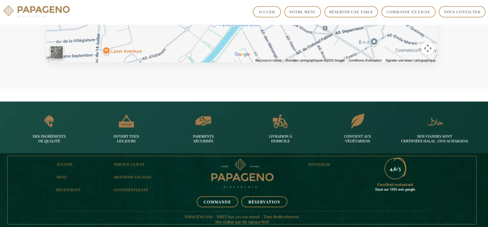 Chez Papageno — L'Italie authentique, au feu de bois.