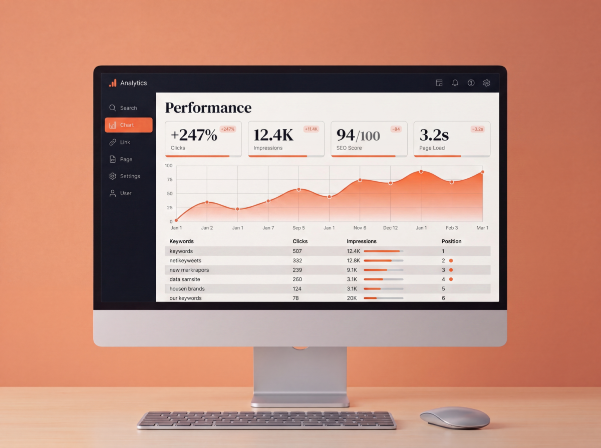 Tableaux de bord Google Analytics et Search Console pour le référencement SEO